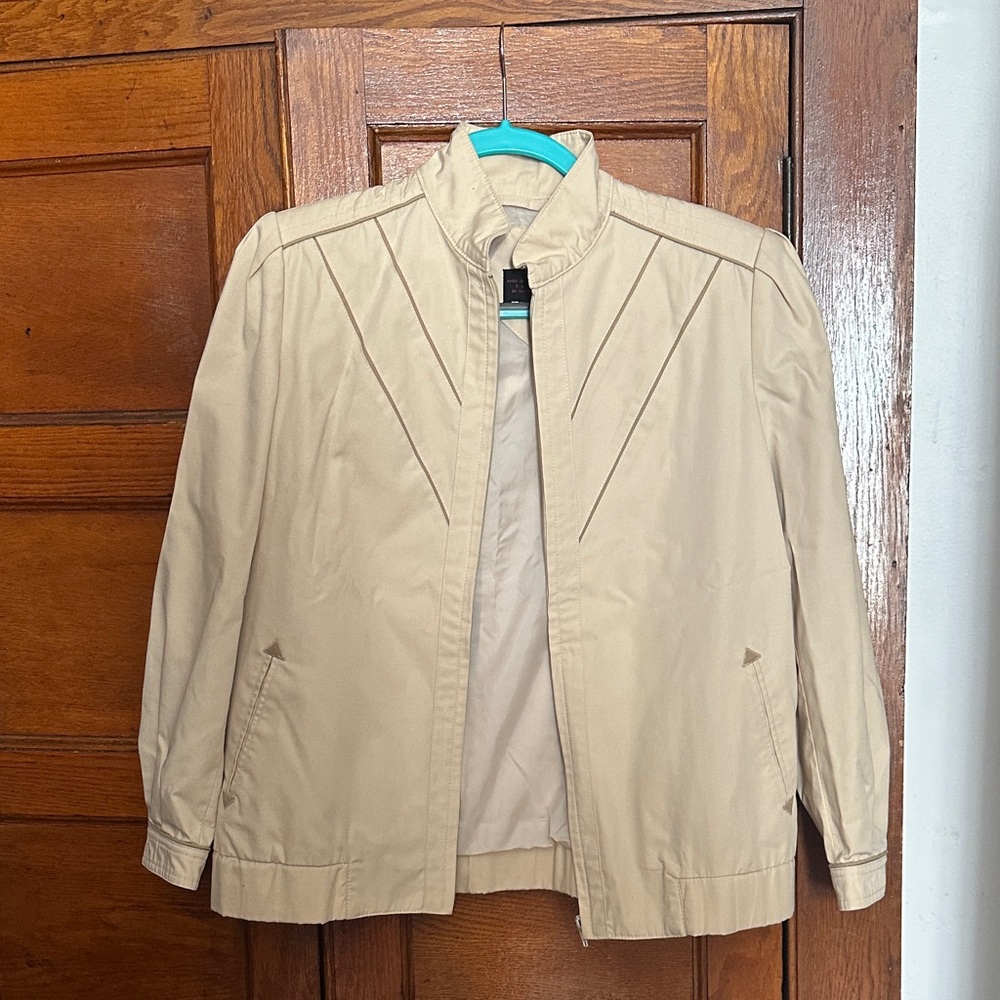 Vintage Beige Lightweight Jacket